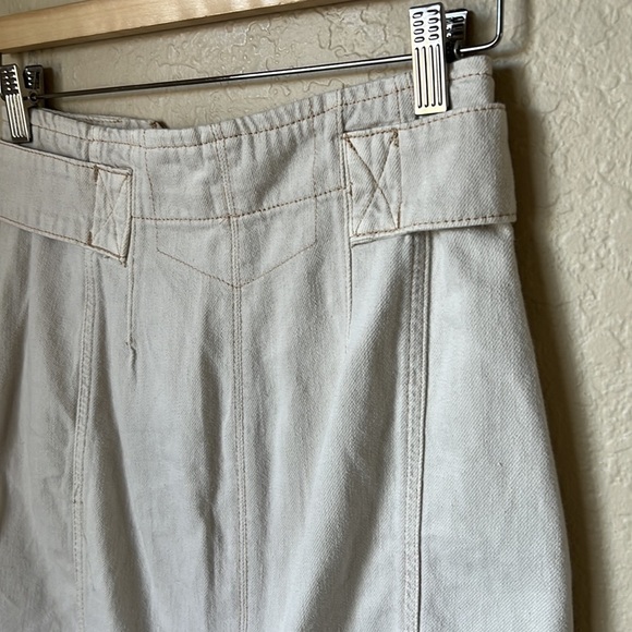 Free people alpha utility skirt in salt - Picture 9 of 11